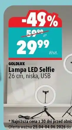 Biedronka Lampa LED Selfie oferta