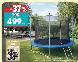 Biedronka Trampolina 305 cm, z drabinką oferta