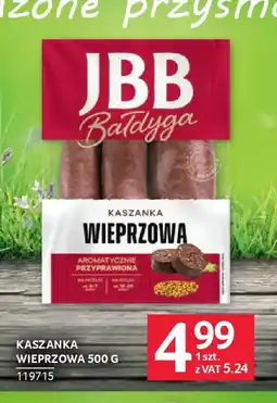 Selgros Kaszanka wieprzowa JBB Bałdyga oferta