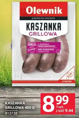 Selgros Olewnik Kaszanka Grillowa oferta