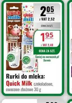 Eurocash Rurki do mleka Quick Milk oferta