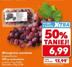 Kaufland Winogrona czerwone bezpestkowe oferta