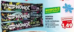 Kaufland HORTEX WOWOC Lody sorbetowe różne rodzaje 50 ml opakowanie oferta