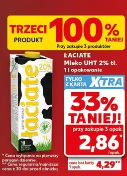 Kaufland Mleko UHT 2% tł oferta
