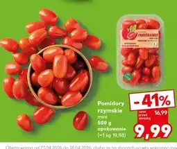 Kaufland Pomidory rzymskie mini oferta