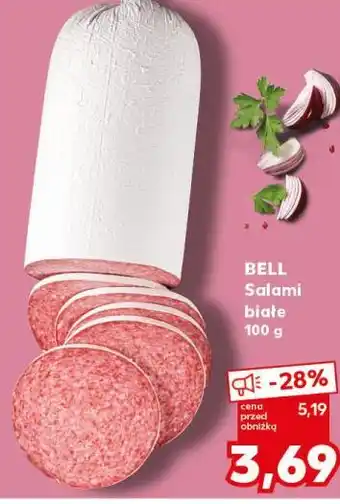 Kaufland Salami białe BELL oferta
