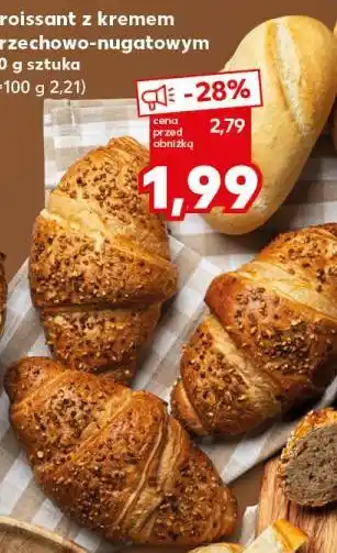 Kaufland Croissant z kremem orzechowo-nugatowym oferta