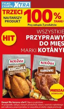 Kaufland PRZYPRAWY DO MIĘS MARKI KOTÁNYI oferta