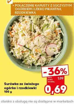 Kaufland Surówka ze świeżego ogórka i rzodkiewki oferta