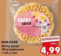 Kaufland DAN CAKE Gofry serca 165 g opakowanie oferta