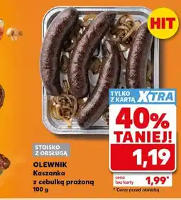 Kaufland OLEWNIK Kaszanka z cebulką prażoną oferta