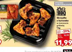 Kaufland Let's BBQ Skrzydła z kurczaka w marynacie grillowej oferta