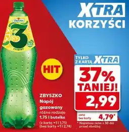 Kaufland Napój gazowany ZBYSZKO różne rodzaje 1,75 l butelka oferta