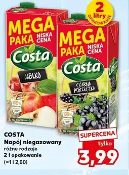 Kaufland Napój niegazowany COSTA różne rodzaje 2 l opakowanie oferta