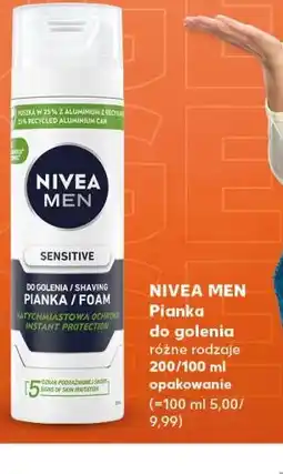Kaufland Pianka do golenia Nivea Men oferta