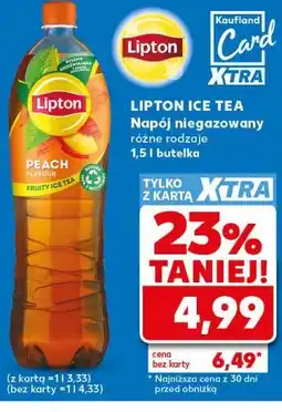 Kaufland LIPTON ICE TEA Napój niegazowany różne rodzaje 1,5 l butelka oferta