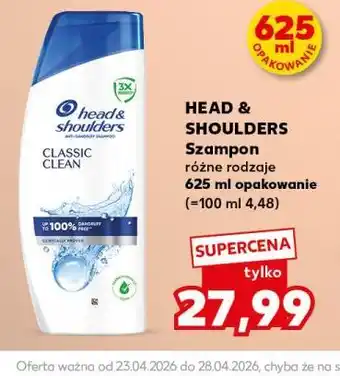 Kaufland Szampon HEAD & SHOULDERS oferta