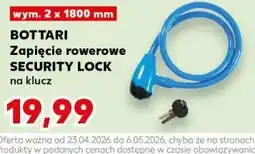 Kaufland BOTTARI Zapięcie rowerowe SECURITY LOCK na klucz oferta