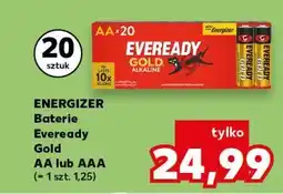 Kaufland ENERGIZER Baterie Eveready Gold AA lub AAA (= 1 szt. 1,25) oferta