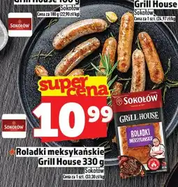 Topaz Roladki meksykańskie Sokołów Grill House oferta