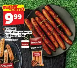 Topaz Kiełbaski z boczkiem wędzonym Sokołów Grill House oferta
