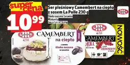 Topaz Ser pleśniowy Camembert na ciepło z sosem La Polle żurawina Mlekovita oferta