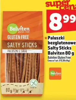 Topaz Paluszki bezglutenowe Salty Sticks Balviten Gluten Free oferta