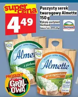 Topaz Puszysty serek twarogowy Almette z ziołami Hochland oferta