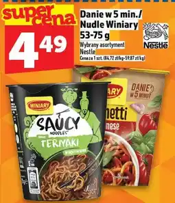 Topaz Danie w 5 minut Nudle Winiary oferta