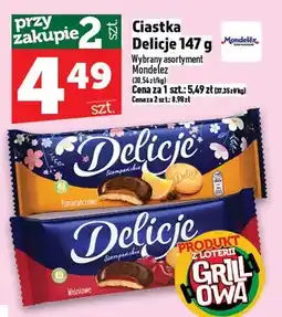 Topaz Ciastka Delicje Mondelez wybrany asortyment oferta