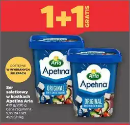 Netto Ser sałatkowy w kostkach Apetina Arla Original oferta