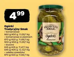 Netto Ogórki konserwowe Tradycyjny Smak oferta
