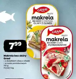 Netto Filety z makreli bez skóry w sosie pomidorowym Graal oferta