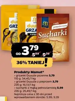 Netto Grzanki Duuuże pszenne Mamut oferta