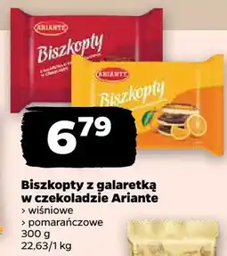 Netto Biszkopty z galaretką w czekoladzie pomarańczowe Ariante oferta