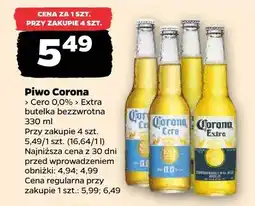 Netto Piwo Corona Extra oferta