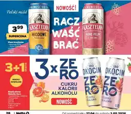 Netto Piwo Kasztelan Miodowe 0,0% oferta