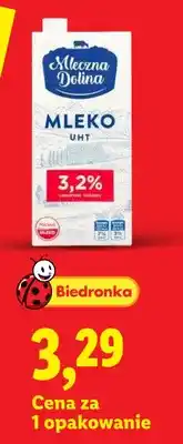 Lidl Mleko UHT Mleczna Dolina 3,2% oferta