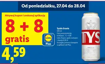 Lidl Piwo Tyskie Gronie oferta