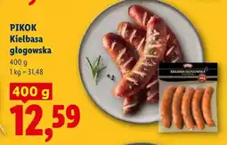 Lidl Kiełbasa głogowska Pikok oferta