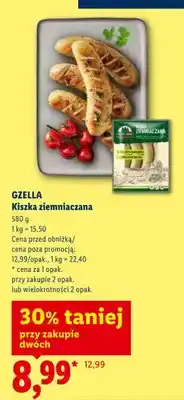 Lidl Kiszka ziemniaczana Gzella oferta