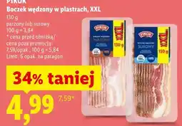 Lidl Boczek wędzony w plastrach XXL surowy Pikok oferta