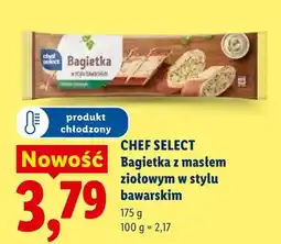 Lidl Bagietka z masłem ziołowym w stylu bawarskim Chef Select oferta