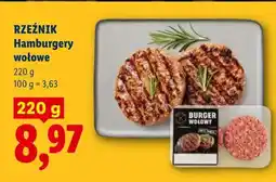 Lidl Hamburgery wołowe Rzeźnik oferta