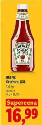 Lidl Ketchup Heinz Tomato XXL łagodny oferta