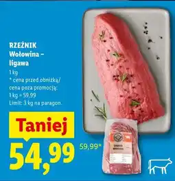 Lidl Wołowina ligawa Rzeźnik oferta