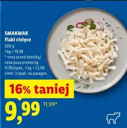 Lidl Flaki cielęce Smakmak oferta