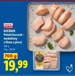 Lidl Kurczak medaliony z fileta z piersi Polski Rzeźnik oferta