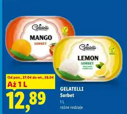 Lidl Lody Sorbet Lemon Gelatelli oferta
