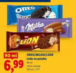 Lidl Lody na patyku Lion oferta